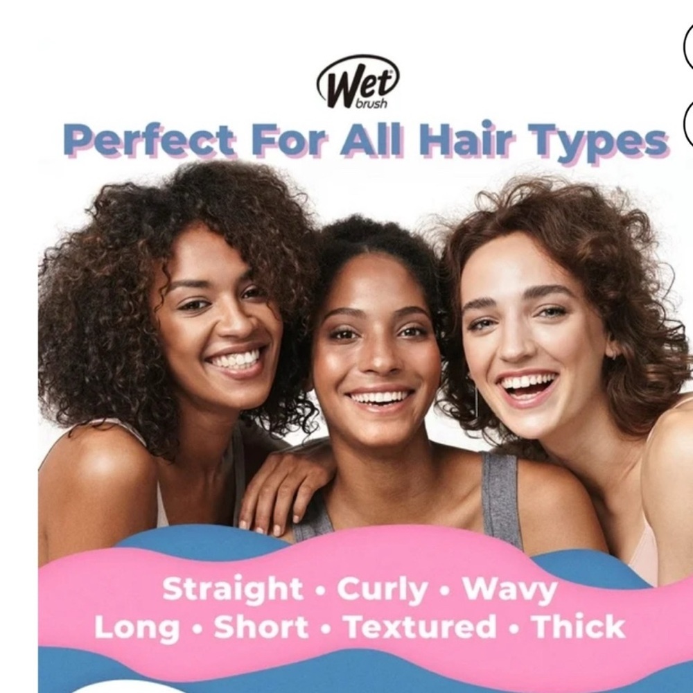 Wet Brush Original Detangler Modern Contrast Wave Hair Brush - Picture 2 of 3